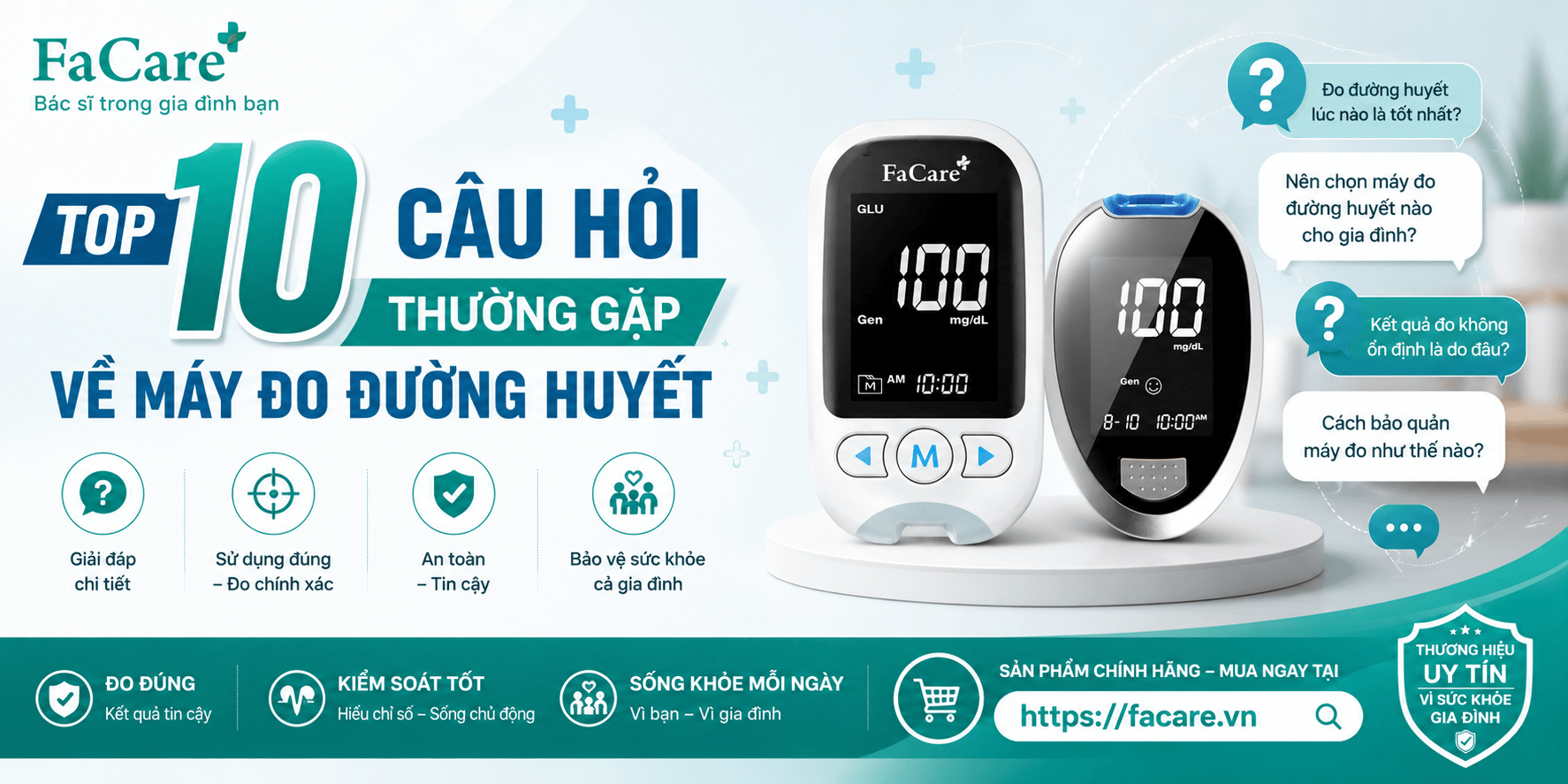 Top 10 câu hỏi thường gặp về máy đo đường huyết